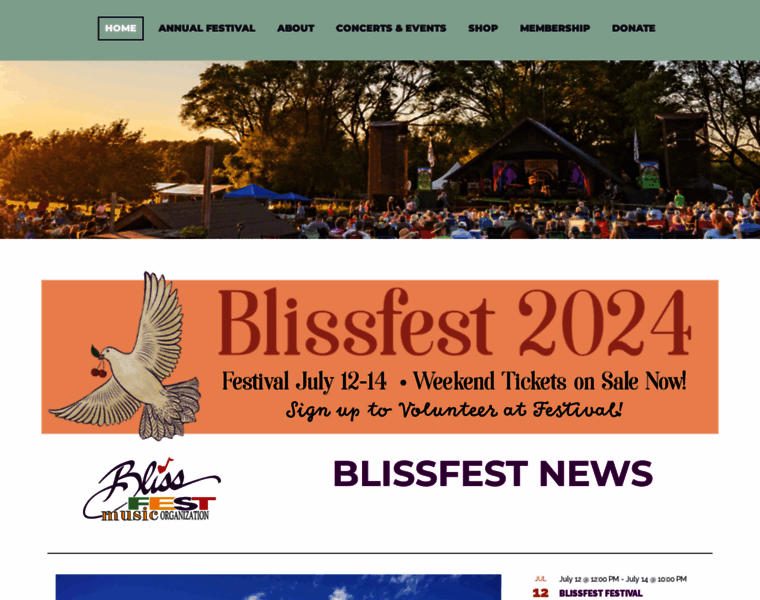 Blissfest.org thumbnail