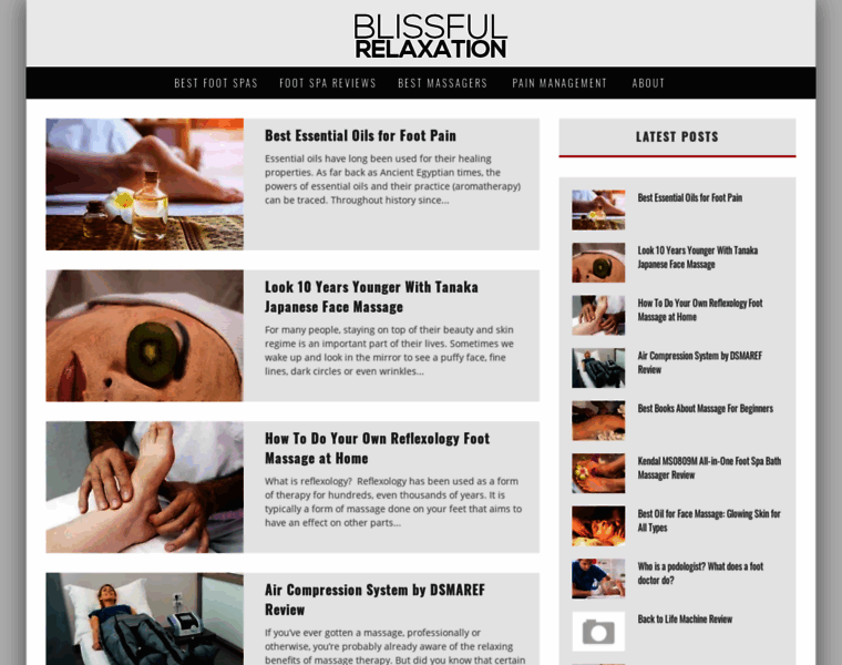 Blissfulrelaxation.com thumbnail