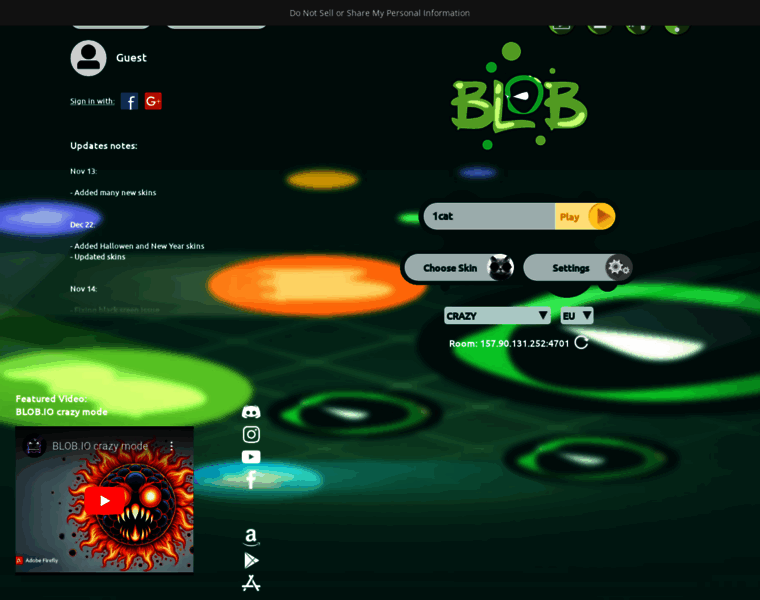 Blobgame.io thumbnail Blobgame.io thumbnail