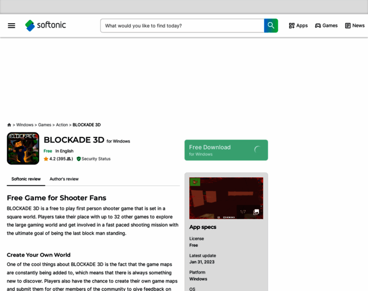 Blockade-3d.en.softonic.com thumbnail