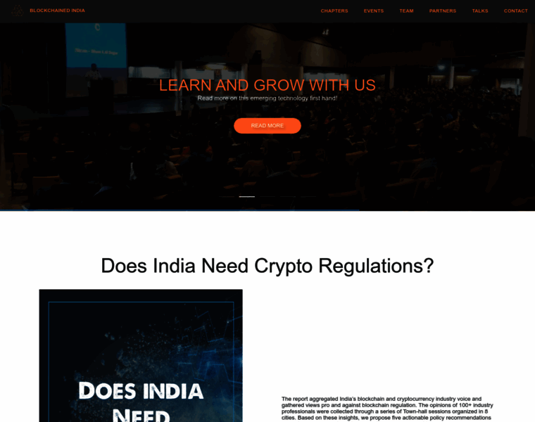 Blockchainedindia.com thumbnail