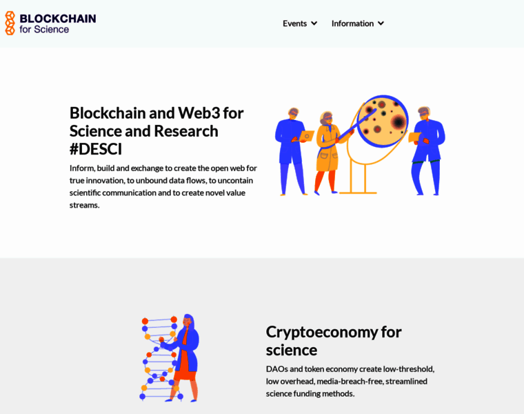 Blockchainforscience.com thumbnail