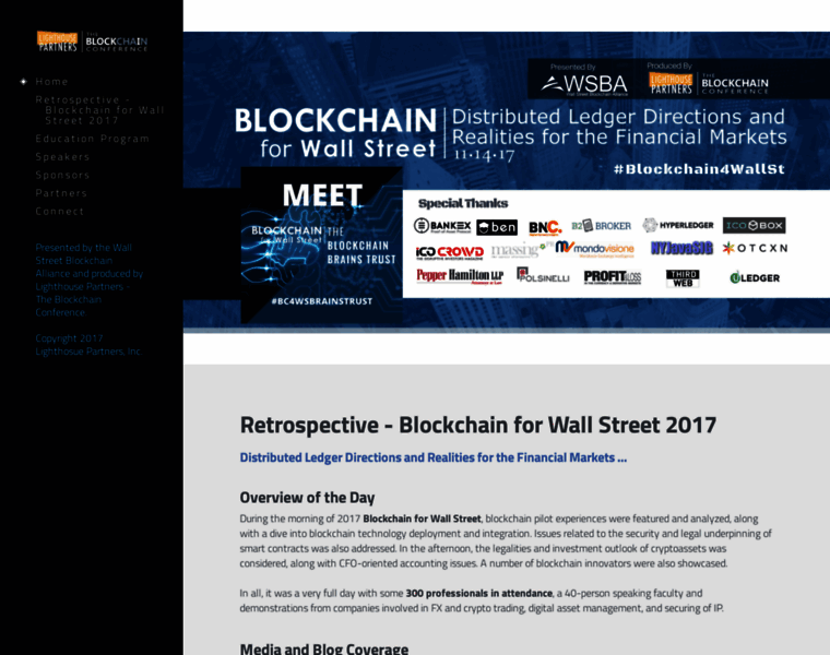 Blockchainforwallstreet.com thumbnail