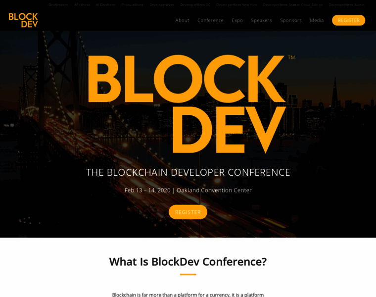 Blockdevcon.com thumbnail