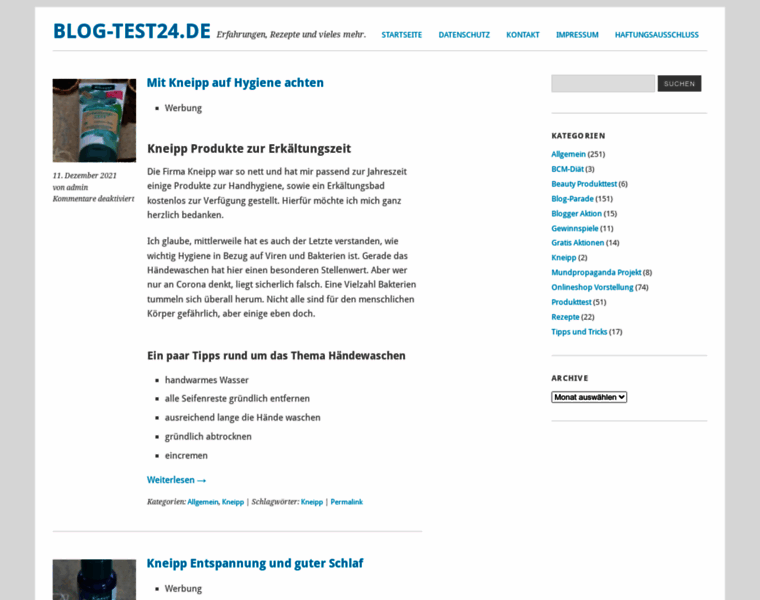Blog-test24.de thumbnail