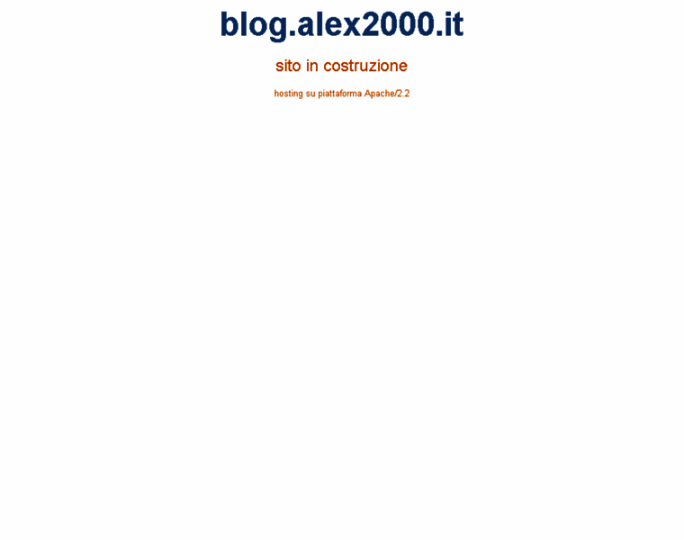 Blog.alex2000.it thumbnail