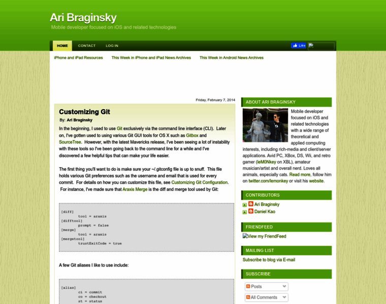 Blog.aribraginsky.com thumbnail