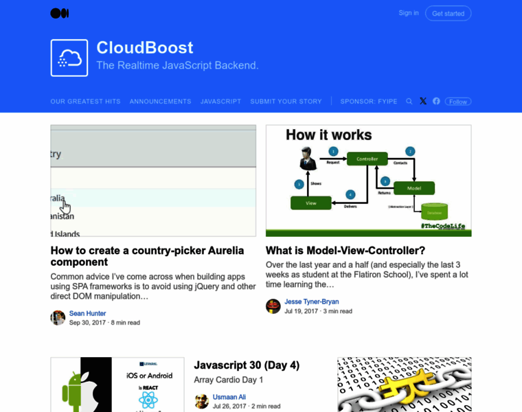 Blog.cloudboost.io thumbnail