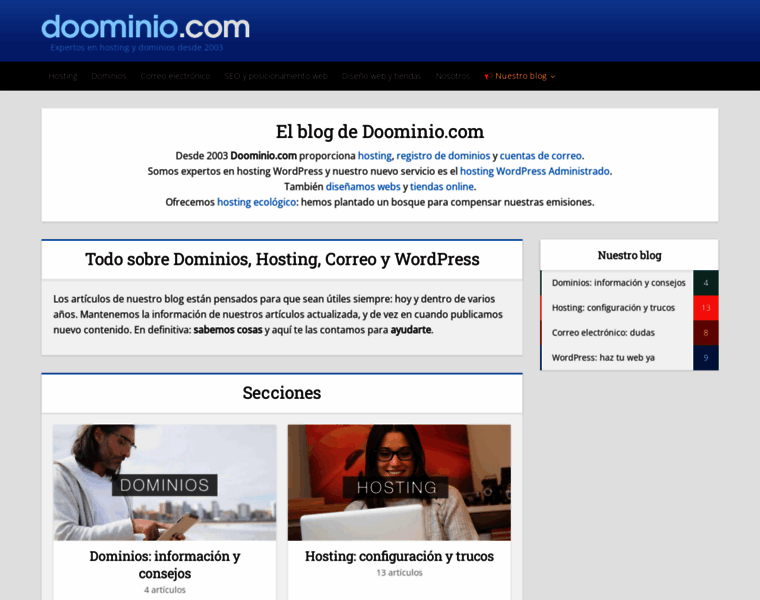 Blog.doominio.com thumbnail