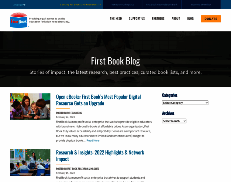 Blog.firstbook.org thumbnail