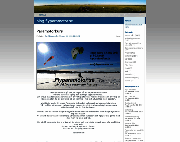 Blog.flyparamotor.se thumbnail