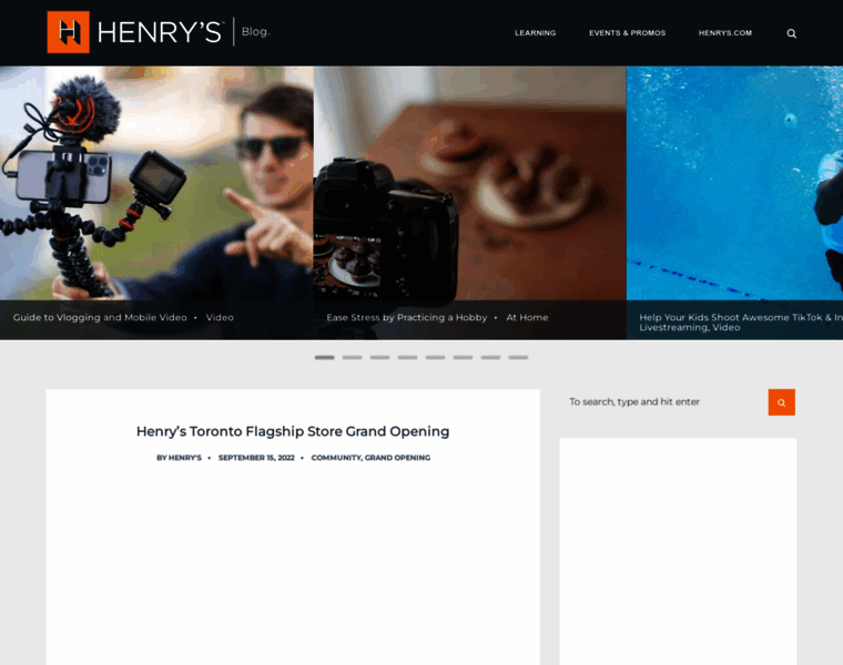 Blog.henrys.com thumbnail