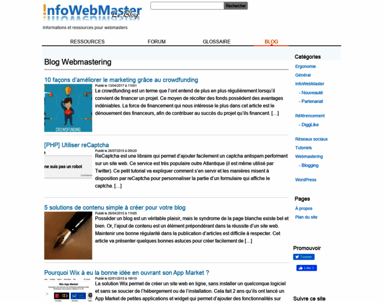 Blog.infowebmaster.fr thumbnail