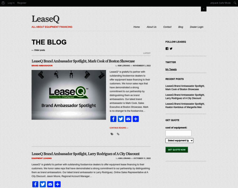 Blog.leaseq.com thumbnail