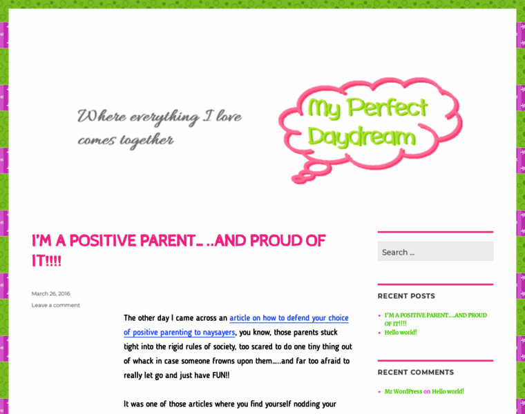 Blog.myperfectdaydream.com thumbnail