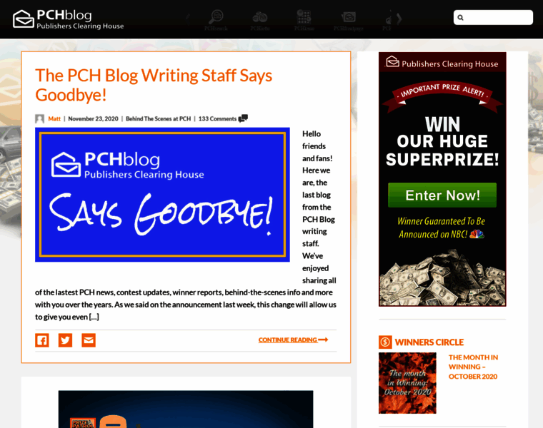 Blog.pch.com thumbnail