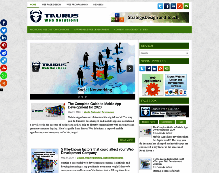 Blog.tauruswebsolutions.com thumbnail
