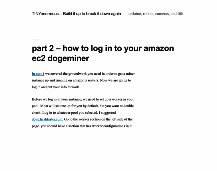 Blog.tinyenormous.com thumbnail