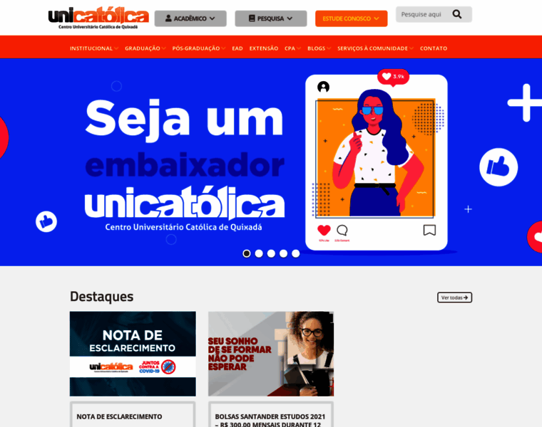 Blog.unicatolicaquixada.edu.br thumbnail