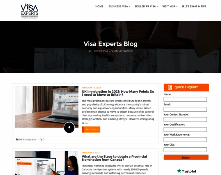 Blog.visaexperts.com thumbnail