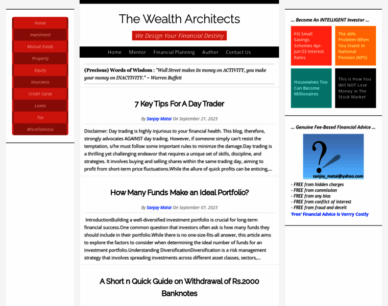 Blog.wealtharchitects.in thumbnail