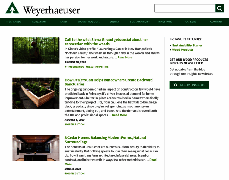 Blog.weyerhaeuser.com thumbnail