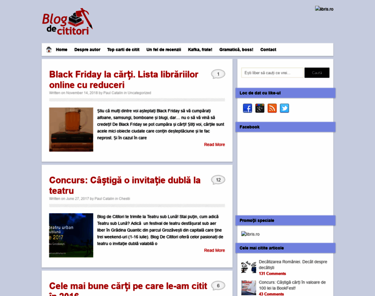 Blogdecititori.ro thumbnail