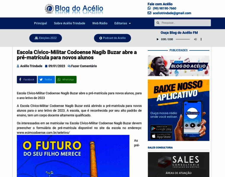 Blogdoacelio.com.br thumbnail