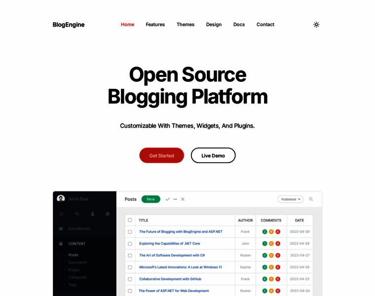 Blogengine.io thumbnail Blogengine.io thumbnail
