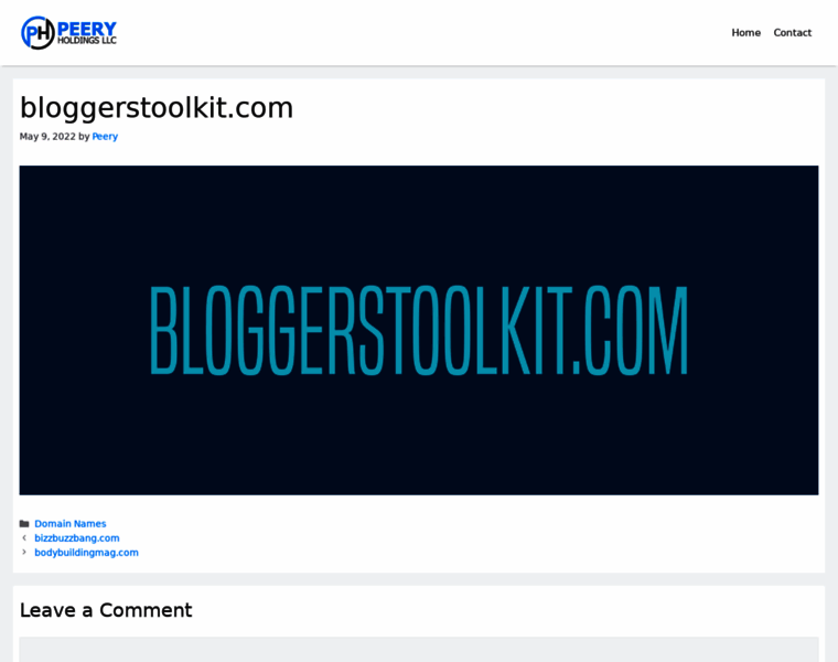 Bloggerstoolkit.com thumbnail