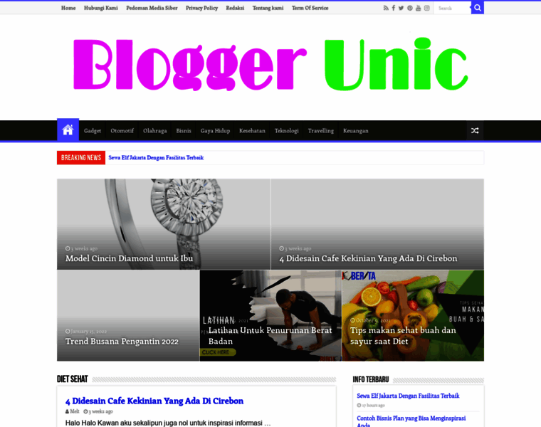 Bloggerunic.com thumbnail