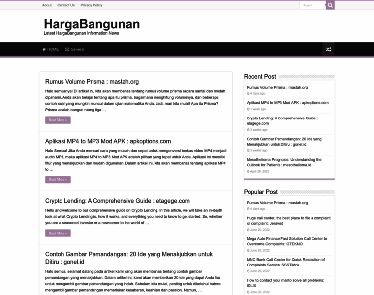 Bloghargabangunan.com thumbnail