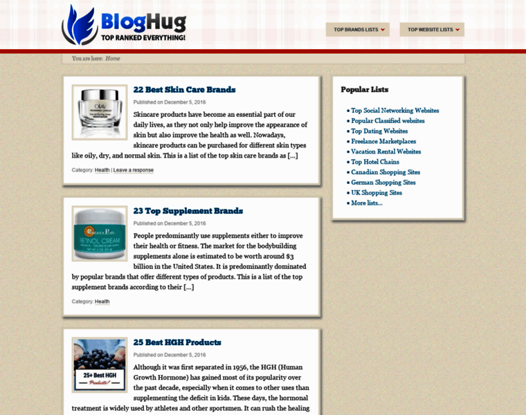 Bloghug.com thumbnail