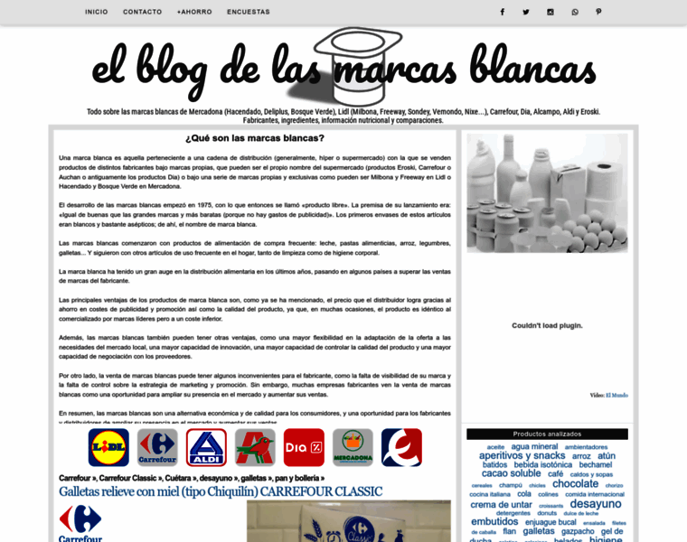 Blogmarcasblancas.com thumbnail