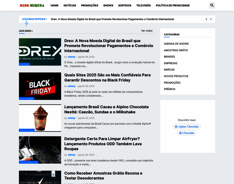 Blogmiruna.com.br thumbnail