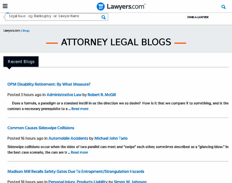 Blogs.lawyers.com thumbnail