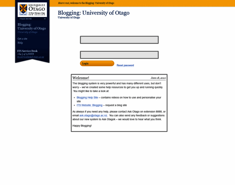 Blogs.otago.ac.nz thumbnail