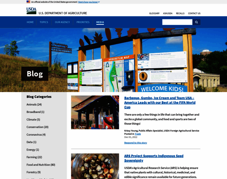 Blogs.usda.gov thumbnail