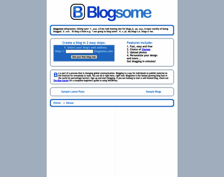 Blogsome-forum.blogsome.com thumbnail