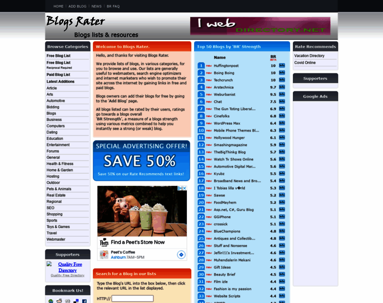 Blogsrater.com thumbnail