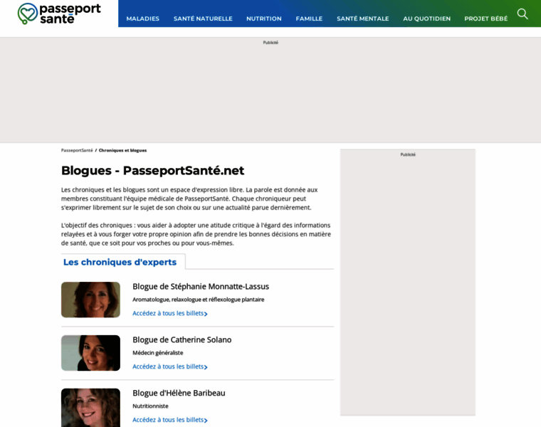 Blogue.passeportsante.net thumbnail