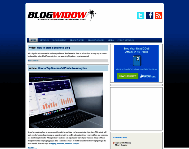 Blogwidow.com thumbnail