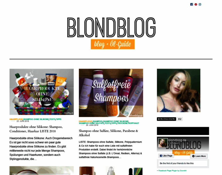 Blondblog.de thumbnail