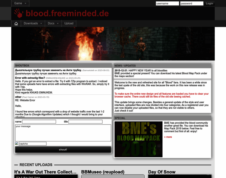 Blood.freeminded.de thumbnail