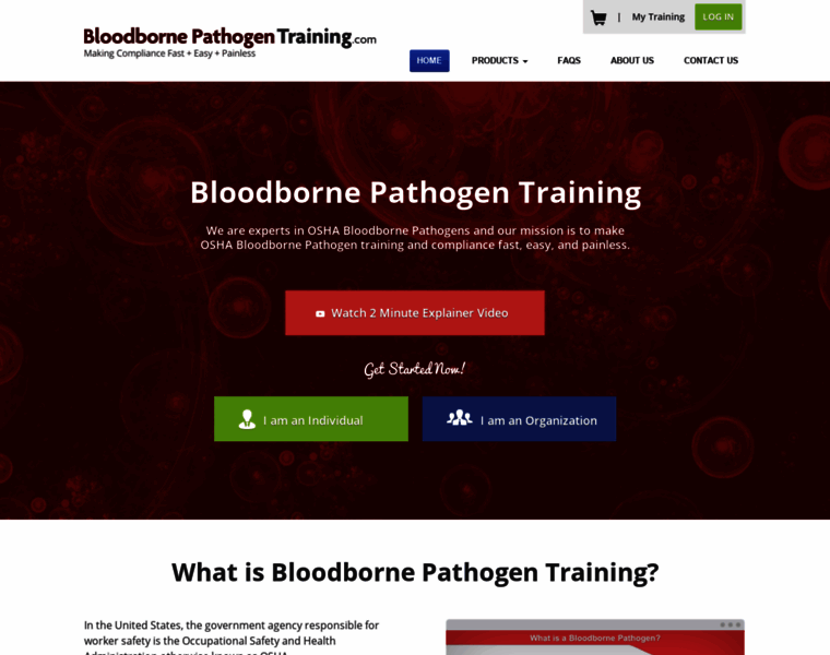 Bloodbornepathogentraining.com thumbnail