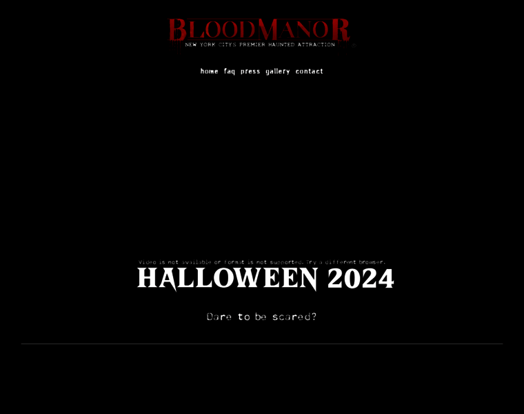 Bloodmanor.com thumbnail