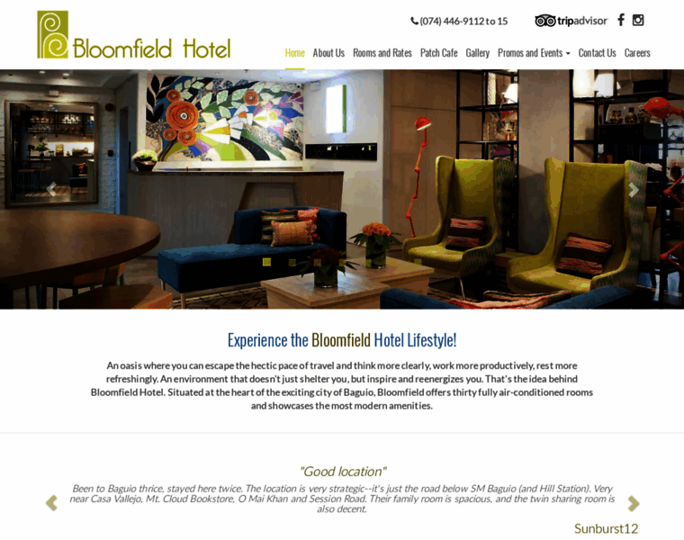 Bloomfieldhotel.com thumbnail