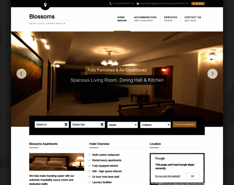 Blossomsservicedapartments.com thumbnail