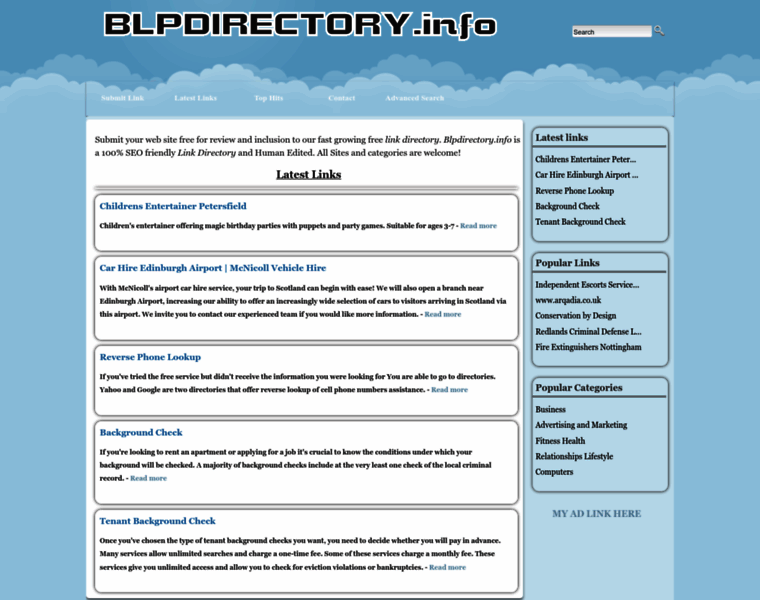 Blpdirectory.info thumbnail