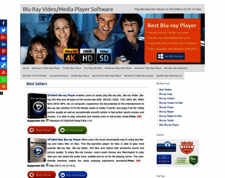 Blu-rayvideoplayer.com thumbnail